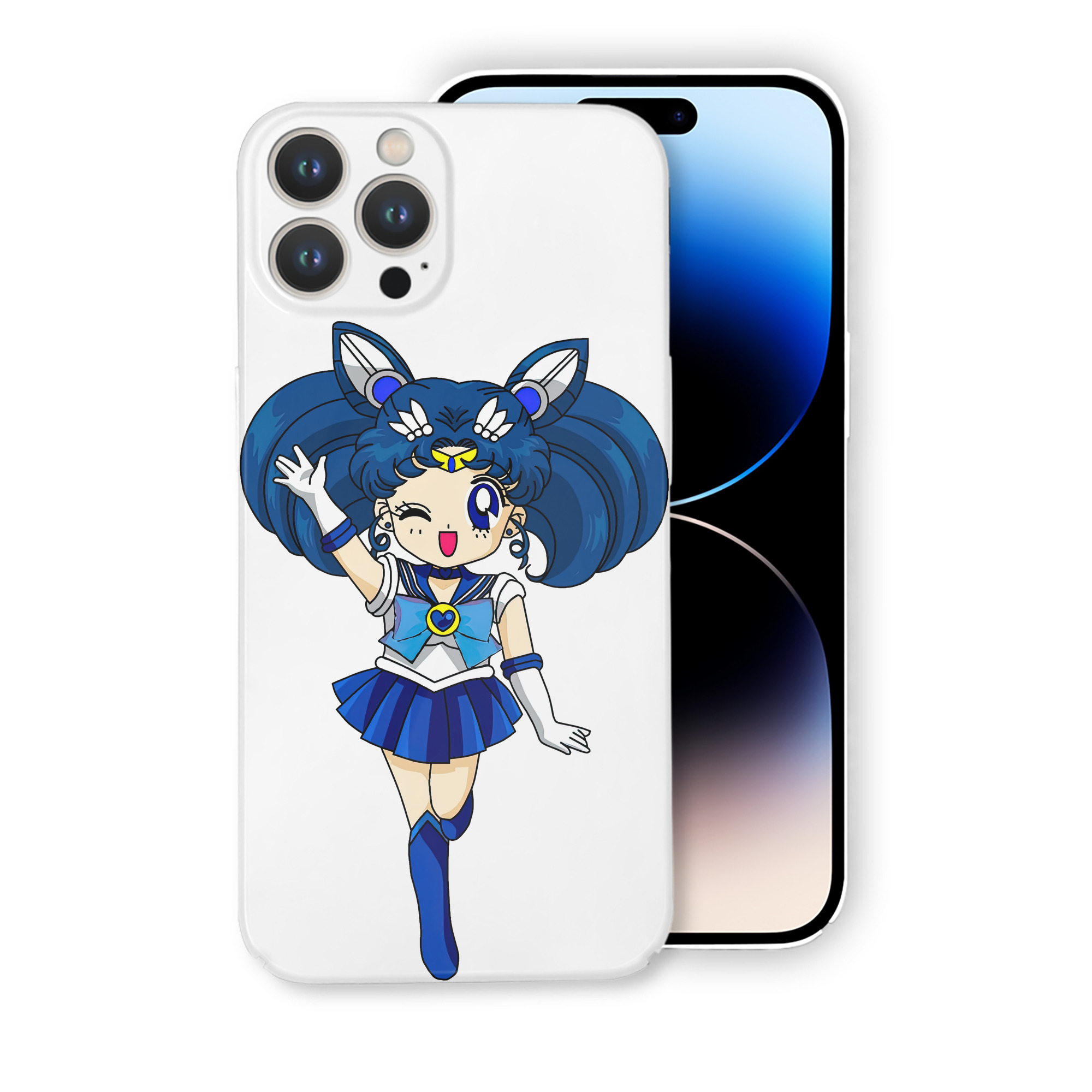 （画像用） 美少女戦士セーラームーン 水野 亜美 みずの あみ Sailor Moon Mizuno Ami 【iPhone 14シリーズ対応】ハードケース